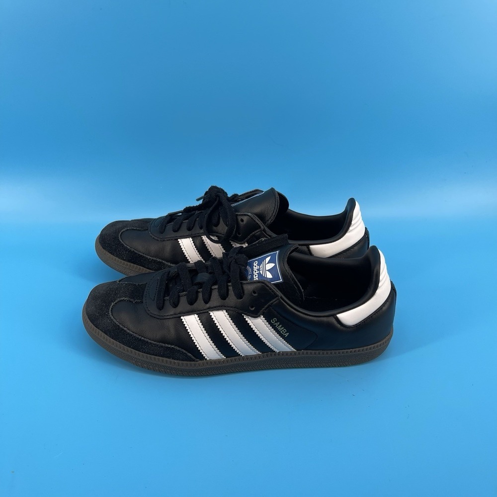 adidas Samba OG Black White Gum Men's Size 9 US Used Sneakers - Picture 3 of 9